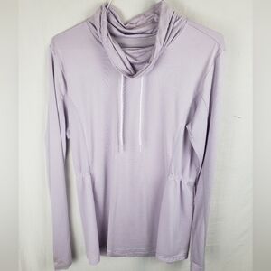 Columbia Purple Long Sleeve Cowl Neck Shirt Sz M